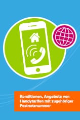 Teaserbild: Handytarif mit Festnetznummer - spare Dir Deinen Festnetzanschluss!