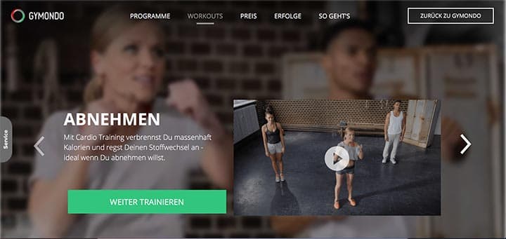 Gymondo - Fitness-App Gymondo