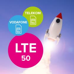 Teaserbild: LTE 50: Endlich günstig und superschnell im Vodafone- und Telekom-Netz surfen