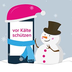 Smartphone im Winter - Schütze Dein Handy vor Nässe, Kälte und Schnee! Smartphone im Winter