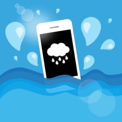 Teaserbild: Smartphone Wasserschaden - Erste Hilfe für den Notfall