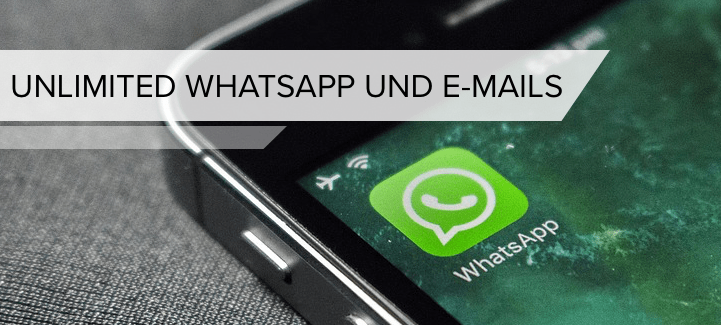 WhatsApp Flat - Unlimited WhatsApp und E-Mails WhatsApp Flat